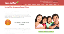 Desktop Screenshot of dentalplus.com.sg
